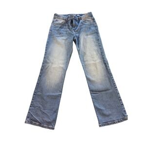 Boys Cat & Jack Bootcut Jeans‎ Sz 14 Adjustable Waist Medium Wash
